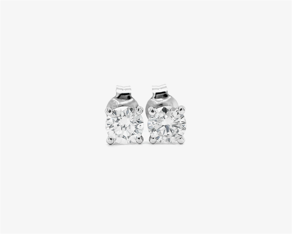 Natutal Diamond Stud Earrrings